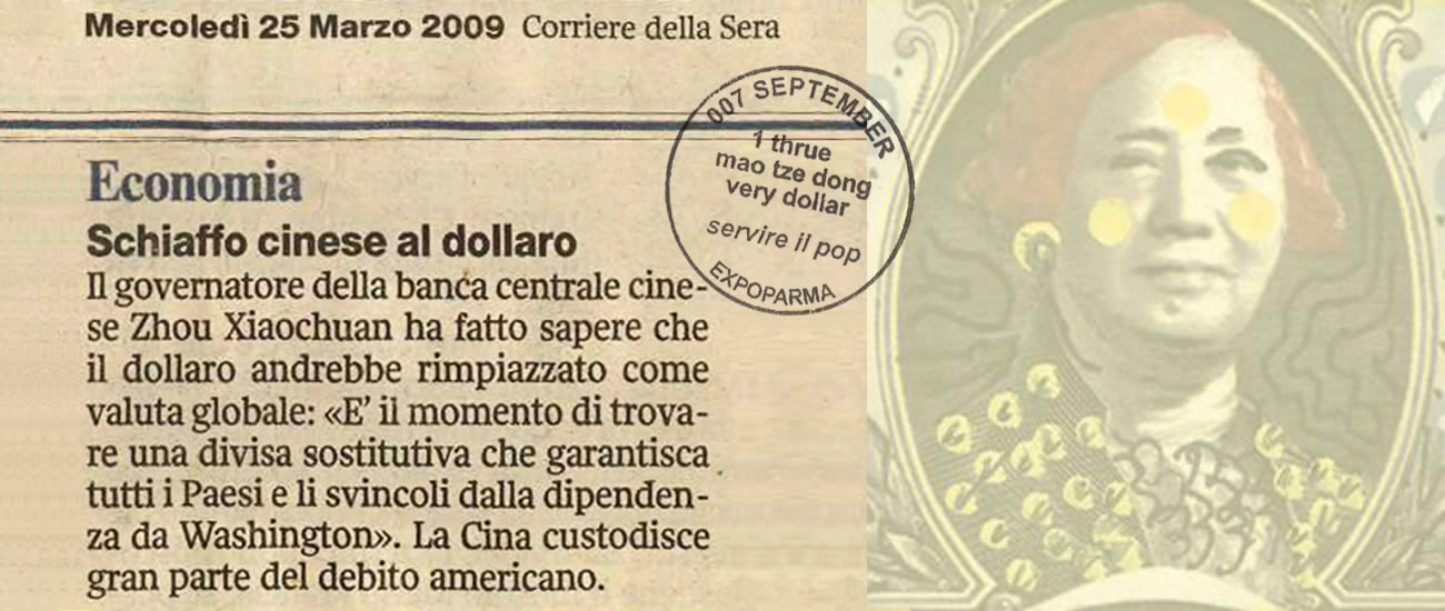 Mao Dollar Bank on Corriere della Sera